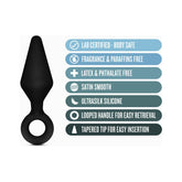Anal Adventures Platinum - Silicone Loop Plug Kit - Black